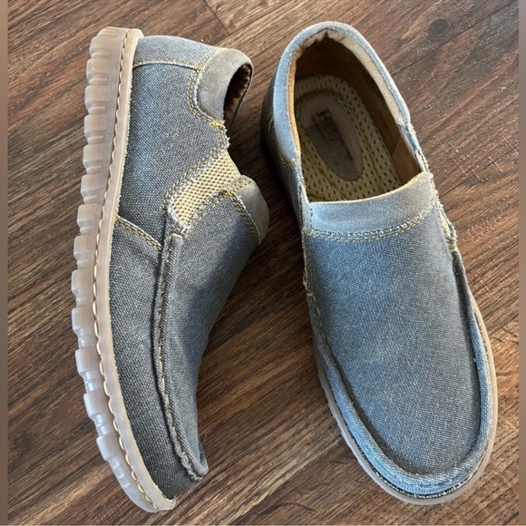 BORN Børn Gudmund Slip-On Canvas Casual Loafers Shoes - Picture 1 of 11